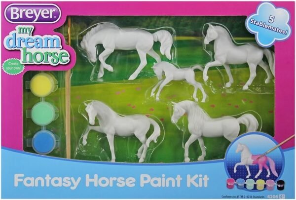 Breyer Horses Fantasy Color 5 Horse Craft Set 6 Acrylic Paints Paint