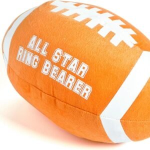 Plush All Star Ring Bearer Football Thank You Wedding Gift
