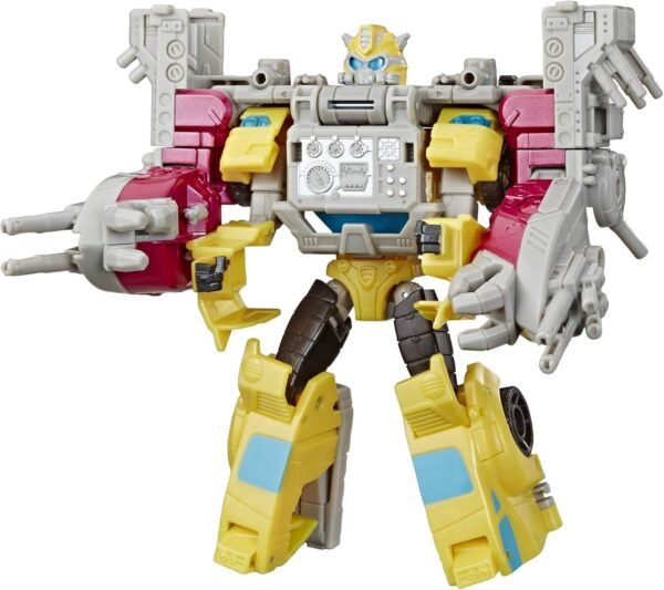 Transformers Toys Cyberverse Spark Armor Bumblebee Action Figure - Combines with Ocean