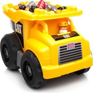 Mega Bloks Caterpillar Large Dump Truck Kit Toy Fun Kids