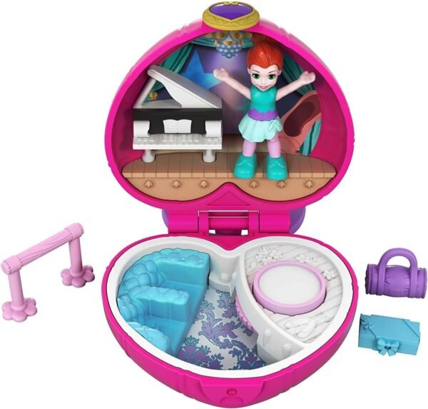 Polly Pocket Tiny Pocket Places Ballet Compact Lila Doll Kit