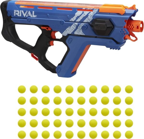 Perses Mxix-5000 Nerf Rival Motorized Blaster Blue -- Fastest Blasting Rival System,