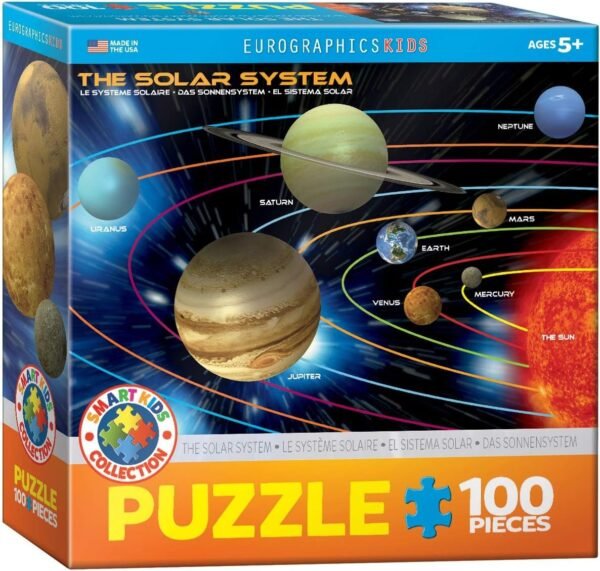 The Solar System 100 Piece Jigsaw Puzzle Kit Toy Fun