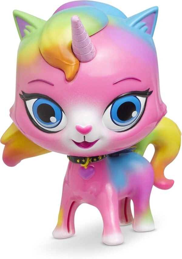 Rainbow Butterfly Unicorn Kitty Groovin Heads Unicorn Bobble Head Toy, Multicolored, 40138