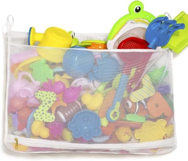 Tenrai Mesh Bath Toy Organizer, Bathtub Storage Bag, Multi-Purpose Baby Toys Net,