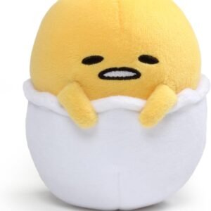GUND Gudetama Lazy Egg in Eggshell Stuffed Animal Plush, 5