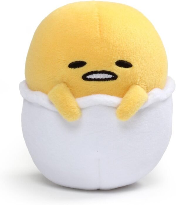 GUND Gudetama Lazy Egg in Eggshell Stuffed Animal Plush, 5