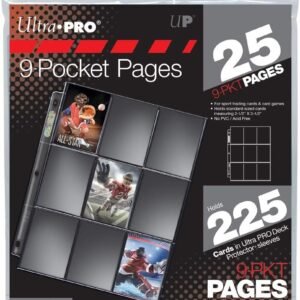 Ultra Pro Silver Series 9-Pocket Pages 25 Count Pack Kit