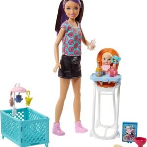 Barbie Skipper Babysitters Inc. Feeding Playset Kit Toy Fun Kids