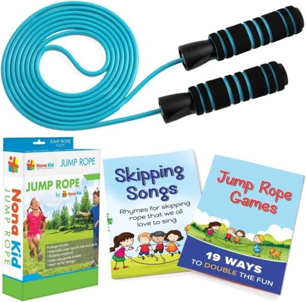 Adjustable Jump Rope - for Kids and Adults - Easily Adjustable with