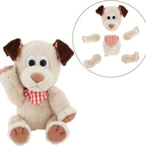 Animoodles Magnetic Parker Dog Stuffed Animal Plush, 7.5 Kit Toy