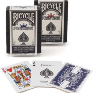 Bicycle Prestige Plastic Playing Cards Pack of 2 Kit Toy