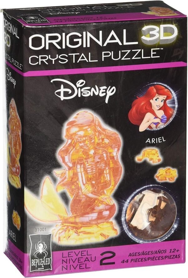 Original 3D Crystal Puzzle - Ariel Kit Toy Fun Kids