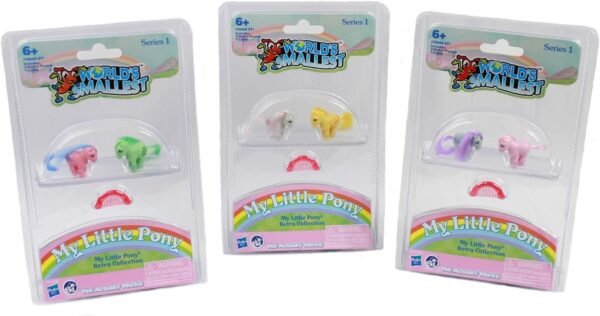 Worlds Smallest My Little Pony Retro Collection Series 1 Complete Set -