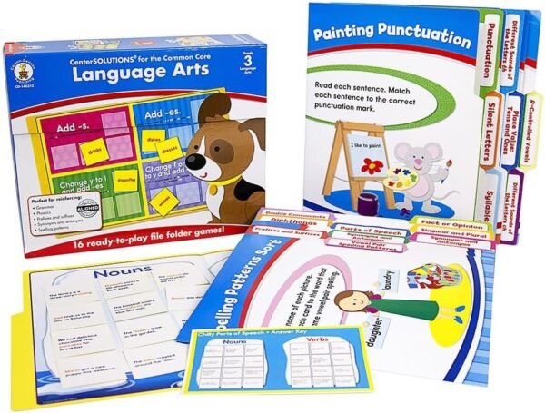 Carson Dellosa Language Arts File Folder Game 140312 Kit Toy