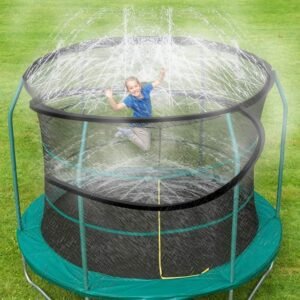 ARTBECK Trampoline Sprinkler, Outdoor Trampoline Water Play Sprinklers for Kids, Fun Water