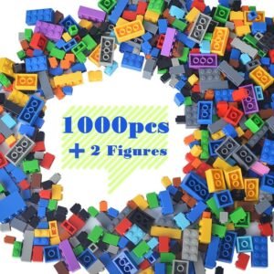 Lightaling Building Bricks Compatible with Lego - 1000 Pieces Bulk Building Blocks