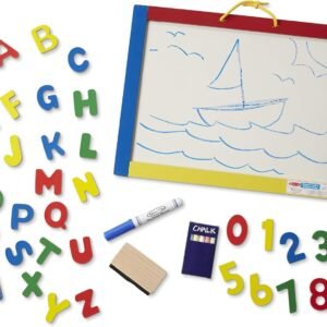 Melissa & Doug Magnetic Chalk/Dry Erase Board Kit Toy Fun