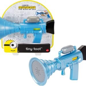 Minions Tiny Toot, Small Fart Firing Blaster Toy with Toot Sound for