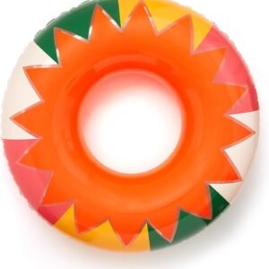 ban.do Float On Giant Colorful Inner Tube Float for Beach/Pool, Sunburst