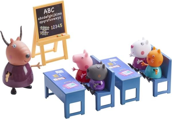 Peppa Pig Classroom Playset Kit Toy Fun Kids Pack Set