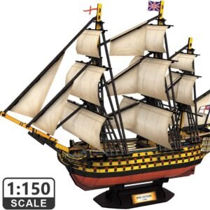 CubicFun 3D Puzzles Large HMS Victory Vessel Ship Sailboat Model Kits for