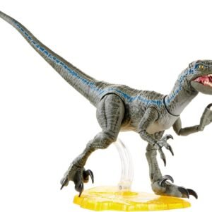 Jurassic World Toys World Velociraptor Blue Action Figure, Multi, ModelGJN93