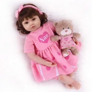 CHAREX 18 Inch Reborn Baby Dolls Girl Realistic Handmade Toddler Reborn Dolls