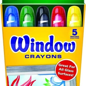 Crayola Washable Window Crayons - 5-count Kit Toy Fun Kids