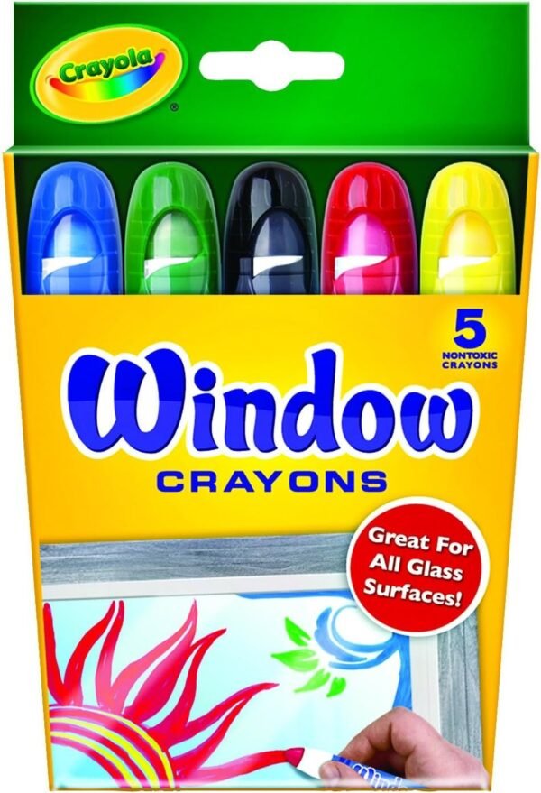 Crayola Washable Window Crayons - 5-count Kit Toy Fun Kids