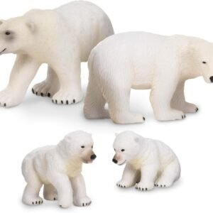 Terra by Battat Polar Bear Family - Polar Bear Animal Toys for
