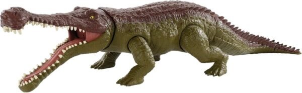 Jurassic World Massive Biters Larger-Sized Dinosaur Action Figure, Sarcosuchus Kit