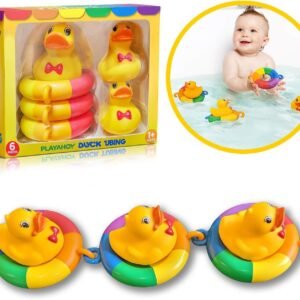 Playahoy Duck Tubing Floating Bath Toys for Boys and Girls Bathtub Float