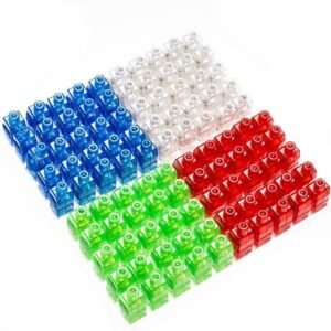 Kaptin 100 Pack LED Finger Lights,Light Up Rings,Glow Bright Rings Party Favors