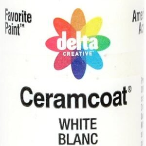 Delta Creative Ceramcoat Acrylic Paint in Assorted Colors 2 oz, 2505, White