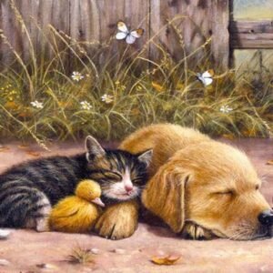 SUNSOUT INC Sleepy Days 100 pc Jigsaw Puzzle Kit Toy