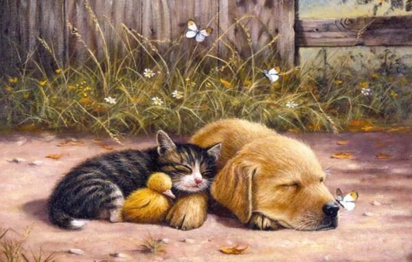 SUNSOUT INC Sleepy Days 100 pc Jigsaw Puzzle Kit Toy