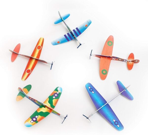 Fun Central 12 Pack - Glider Plane Toys in Bulk for Kids