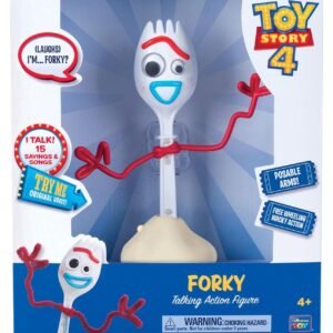 Toy Story 4 Disney Pixar Forky Free Wheeling Talking Action Figure Limited