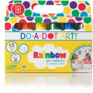 Do A Dot Art Markers 6-Pack Rainbow Washable Paint Markers, The Original
