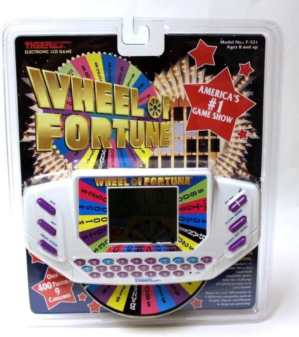 Tiger Electronics Wheel of Fortune Handheld Kit Toy Fun Kids