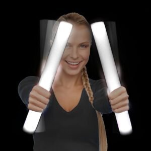 Fun Central 6 Pack - LED Supreme Foam Stick Baton Bulk -