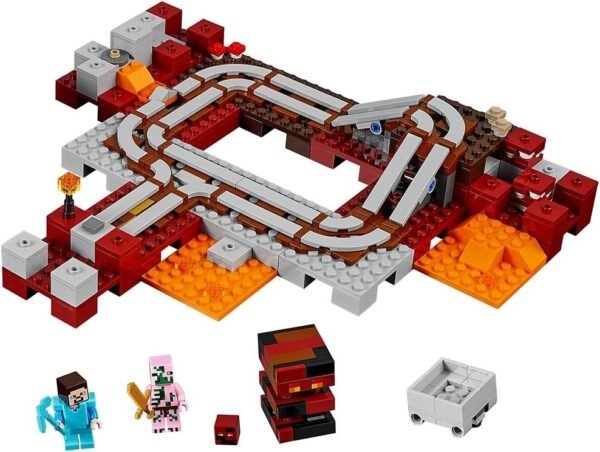 LEGO Minecraft The Nether Railway 21130 Kit Toy Fun Kids