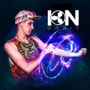 GloFX Black Ion Orbit 3 LED - Light Orbit Rave Orbital Round