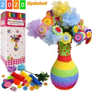 Yileqi Flower Craft Kit for Kids Crafts and Art Set, Fun DIY