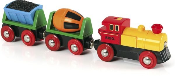 BRIO World - 33319 Battery Operated Action Train 3 Piece Toy Train