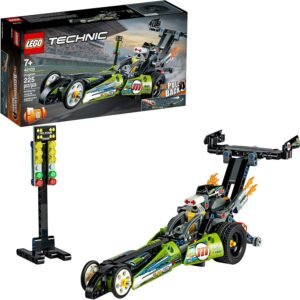 LEGO Technic Dragster 42103 Pull-Back Racing Toy Building Kit, New 2020 225