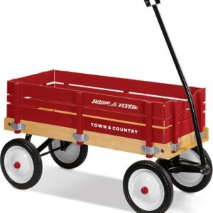 Radio Flyer Town and Country Wagon, Town and Country Wagon - Red
