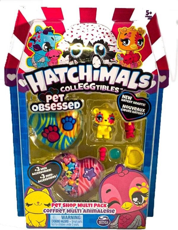 HATCHIMALS COLLEGGTIBLES - Pet Obsessed - Pet Shop Multi Pack New Hatchy