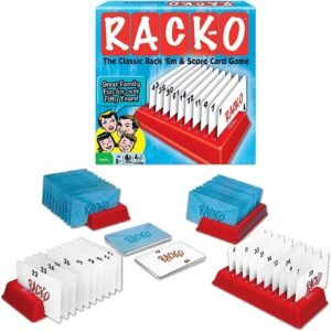 Winning Moves RACK-O, Retro package Card Game Kit Toy Fun